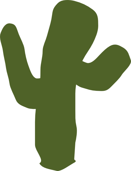 Cactus Pppp Green Dark Clip Art - Clip Art (456x595), Png Download