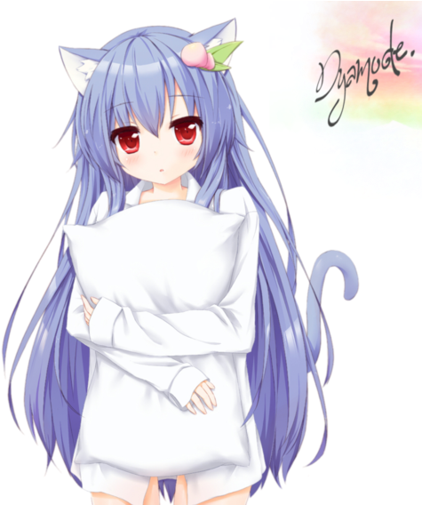 Anime Girl, Neko, And Girl Image - Transparent Anime Neko Girl (500x567), Png Download