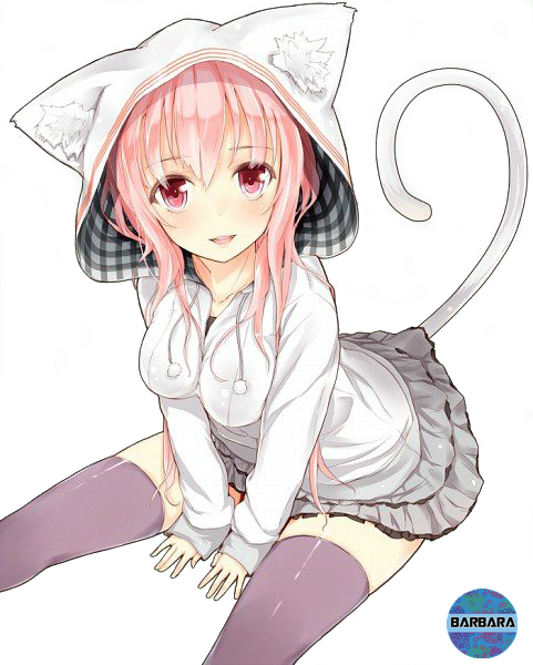 Anime, Neko, And Anime Girl Image - Anime (481x600), Png Download