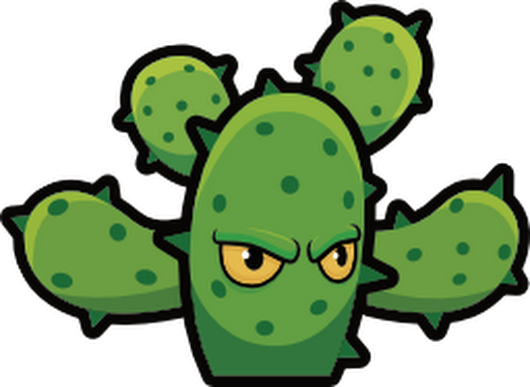A Space-cactus Is Valuable And Is Easy To Defeat - Barbary Fig (530x387), Png Download