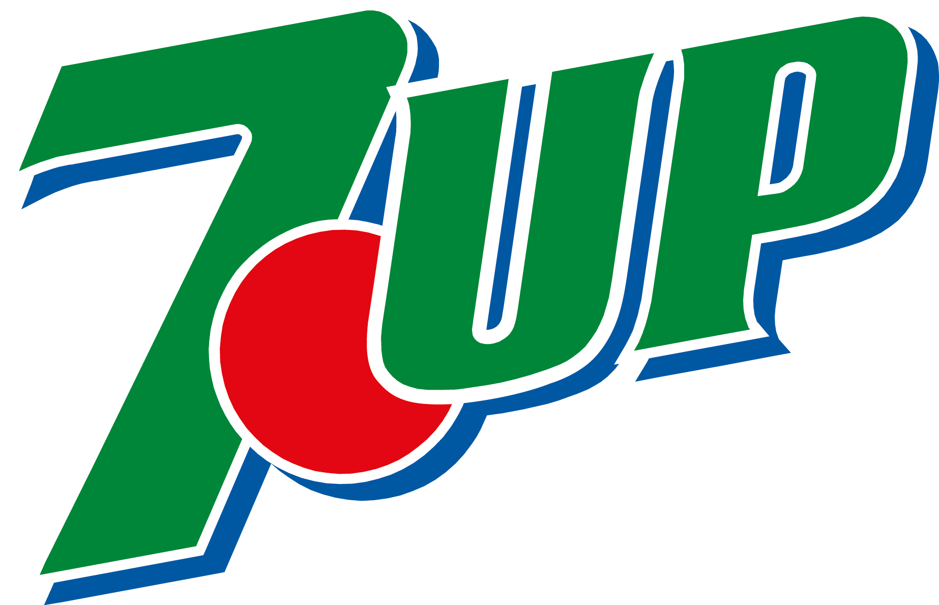 7up Logo [seven Up] - 7up Logo (1846x1189), Png Download