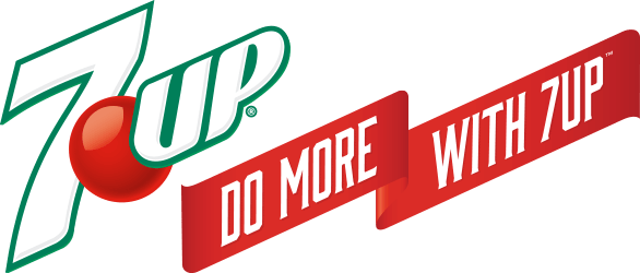 7up Logo - Do More With 7up (586x250), Png Download