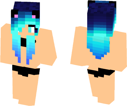 Neko Girl In Bikini - Graphic Design (584x497), Png Download