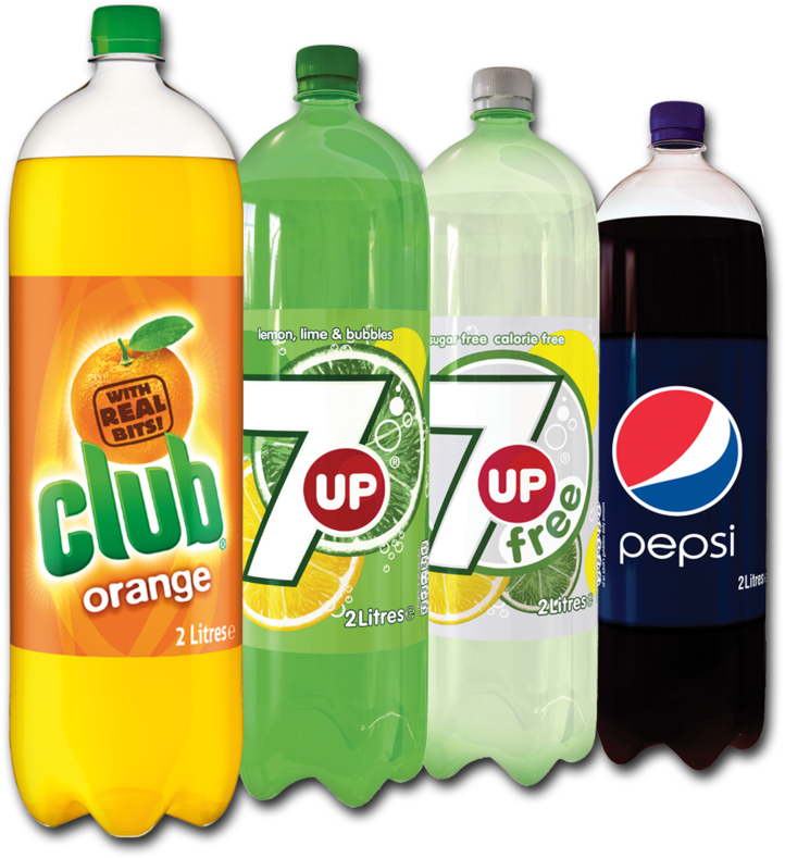 7up/ Pepsi/ Club Selected Range 2ltr - 7up Club Pepsi 1.25 Litre (800x800), Png Download