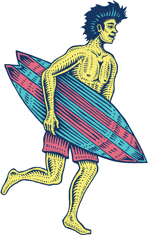 Beach Icons On Behance - Illustration (1200x991), Png Download