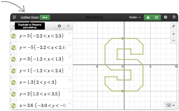Saving Graphs - Desmos (611x379), Png Download