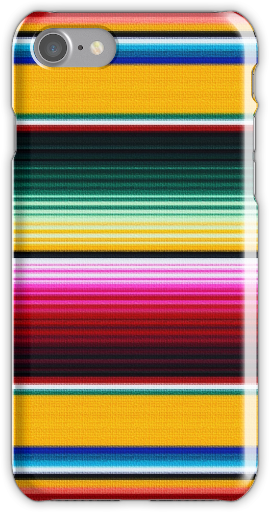 Colorful Mexican Poncho Pattern Iphone 7 Snap Case - Colorful Mexican Poncho (750x1000), Png Download