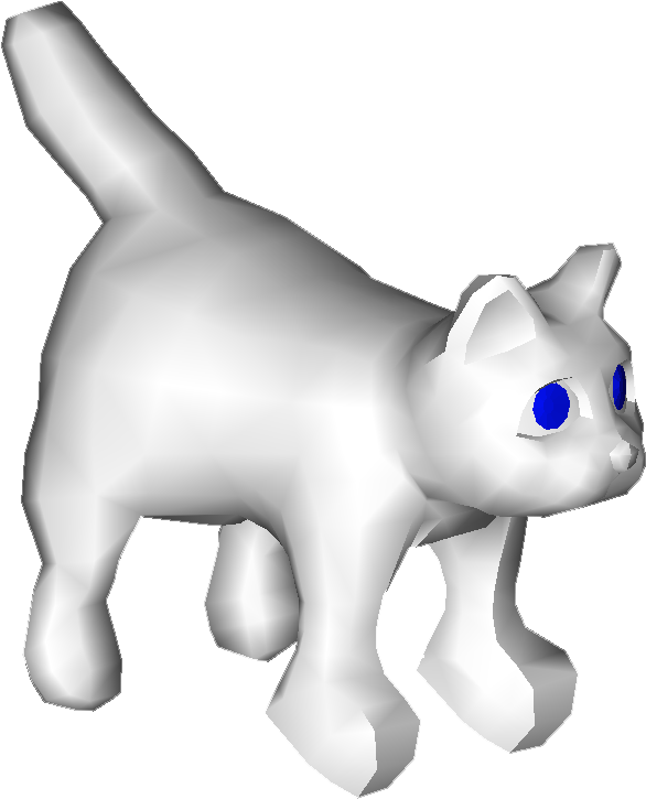 Tabby Cat Standing - Domestic Short-haired Cat (778x776), Png Download