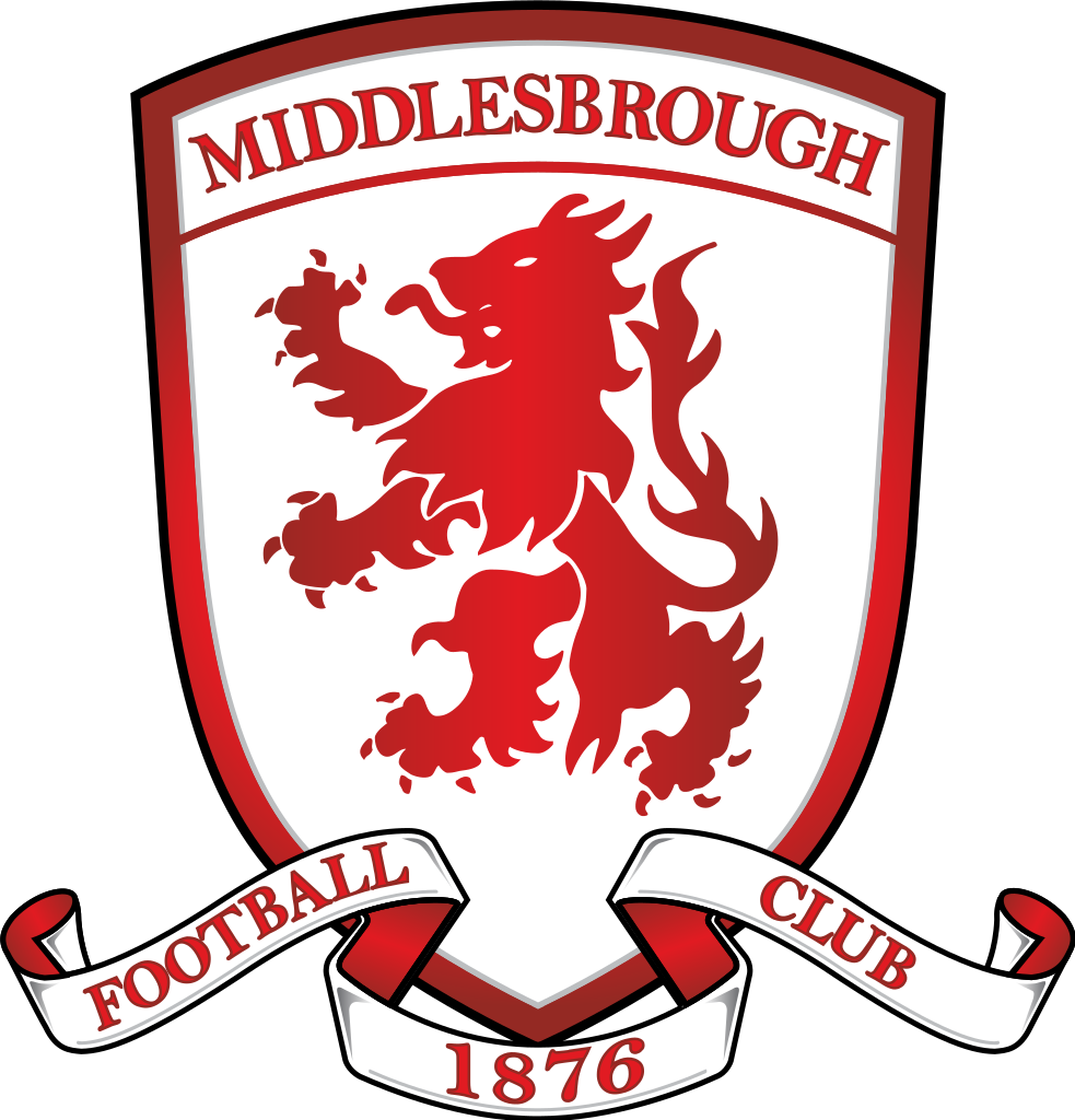 Middlesbrough Fc Crest - Middlesbrough Fc (983x1024), Png Download