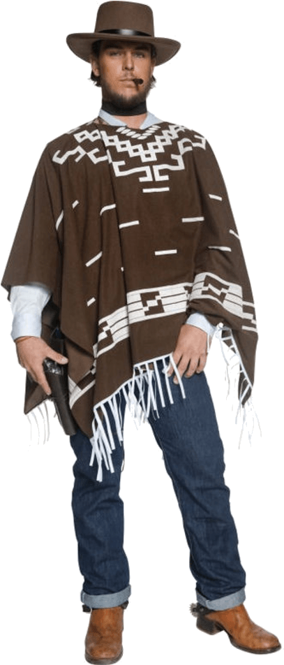 Clint Eastwood Fancy Dress (600x951), Png Download