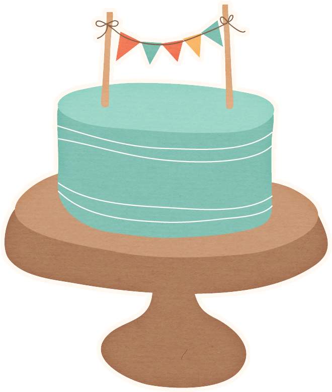 Cake Vector, Confetti, Celebrations, Searching, Papel - Birthday Cake (669x788), Png Download
