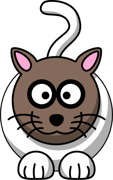 Cartoon Cat (378x598), Png Download