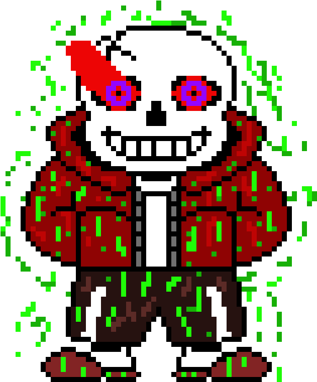 Insane Coded Hardtale Sans - Sans And Betty (670x790), Png Download