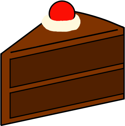 Pound - Slice Of Cake Clipart Png (525x488), Png Download