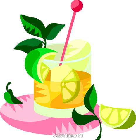 Caipirinha, Brazilian Carnival Drink Royalty Free Vector - Caipirinha Vetor Png (465x480), Png Download