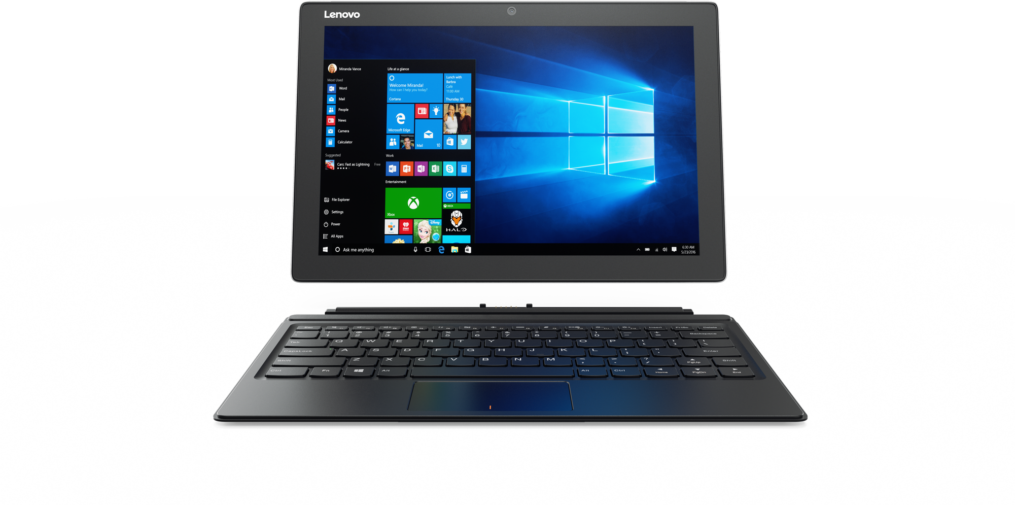 Meet Our New Miix 510, Announced Today At Ifa - Lenovo Miix 510 Test (2000x1140), Png Download