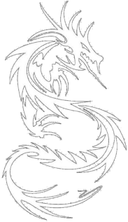 Tribal Flame Png Tribal Dragon Psd, Vectors - Dragon T Shirt Design (400x320), Png Download