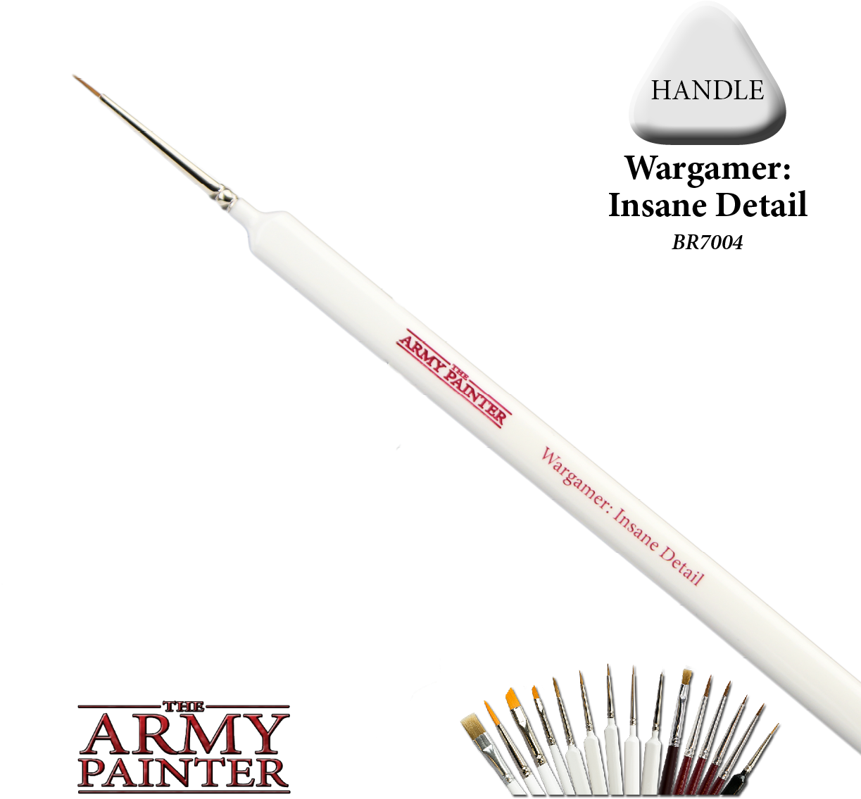The Army Painter Wargamer Brush - Wargamer Brush The Psycho (1280x1280), Png Download