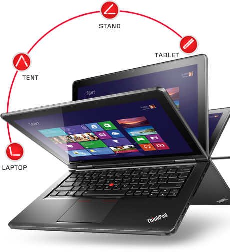 Lenovo - Lenovo Touch Screen Mini Laptop (460x525), Png Download