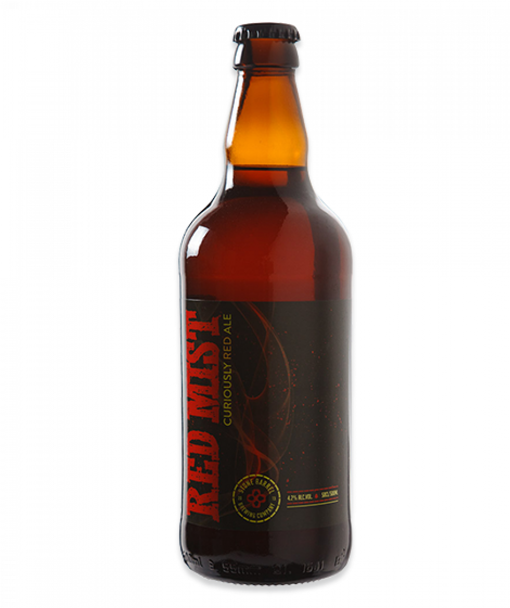 Stone Barrel Red Mist Red Ale 500ml - Beer Bottle (1200x1200), Png Download