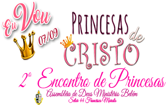 Realização De Culto Com As Moças Que São As Princesas - 3drose Princess On The Run. White Hot Pink Text Gold (400x400), Png Download