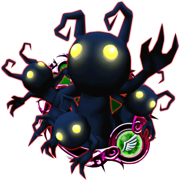 A Common Heartless That Sneaks Up To Its Enemies And - Insect (610x608), Png Download