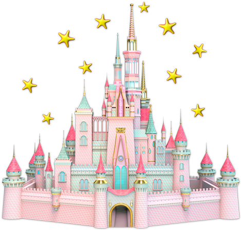 Stickers For Kids - Castillo De Princesa Png (490x463), Png Download