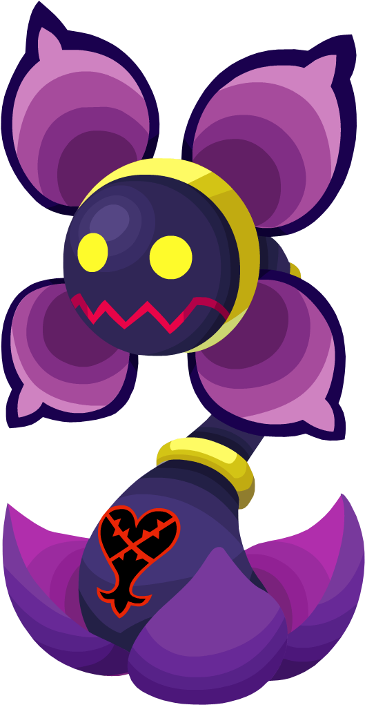 Download Dark Plant Kingdom Hearts Heartless Flower Transparent PNG