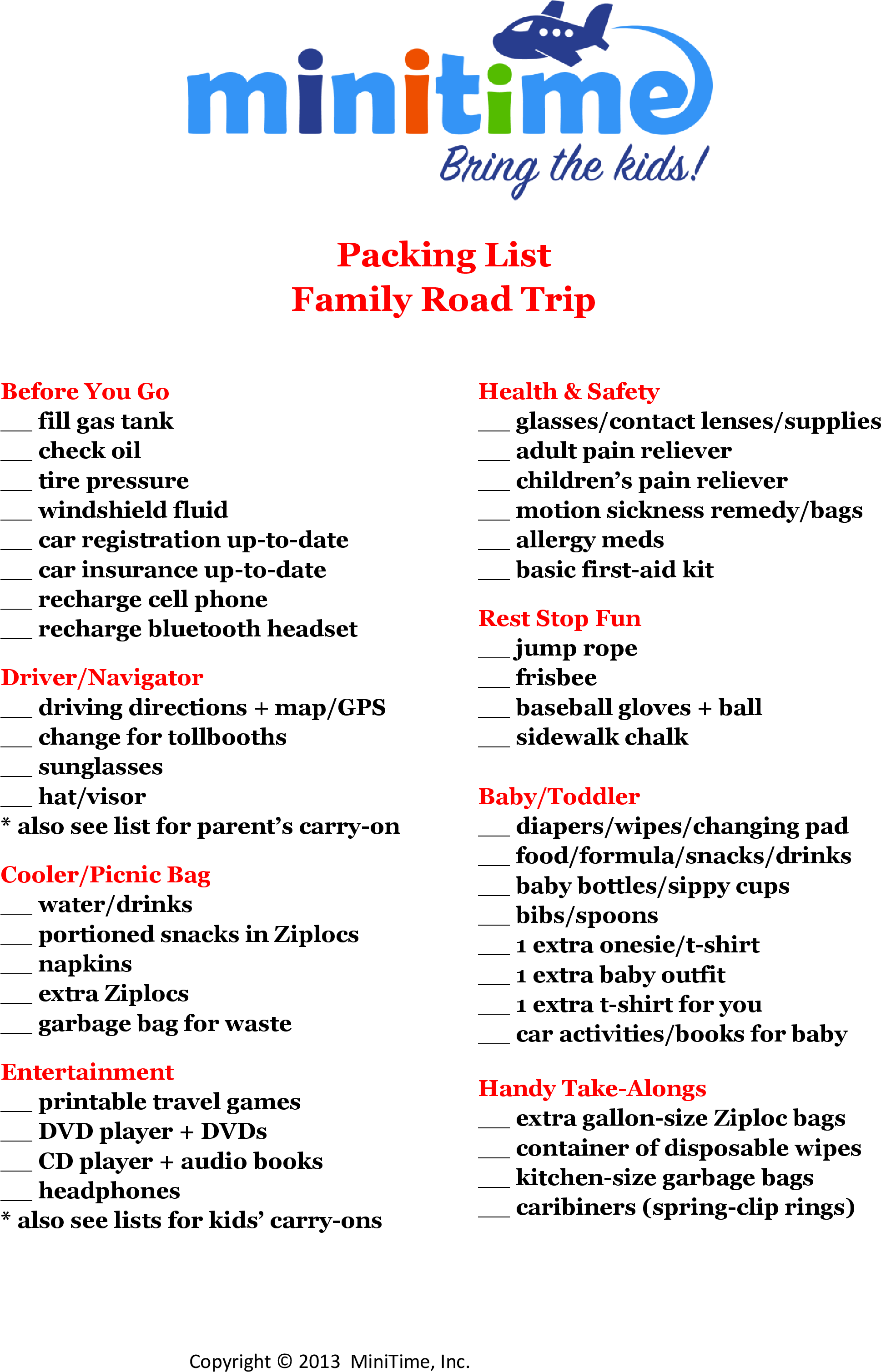More Free Printable Packing Lists - Pack In Your Carry On List (2550x3300), Png Download