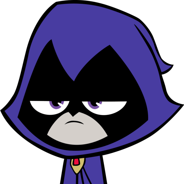 According To Beast Boy And Cyborg, Who Makes The Best - Cartoon Network Teen Titans Go Raven (640x640), Png Download