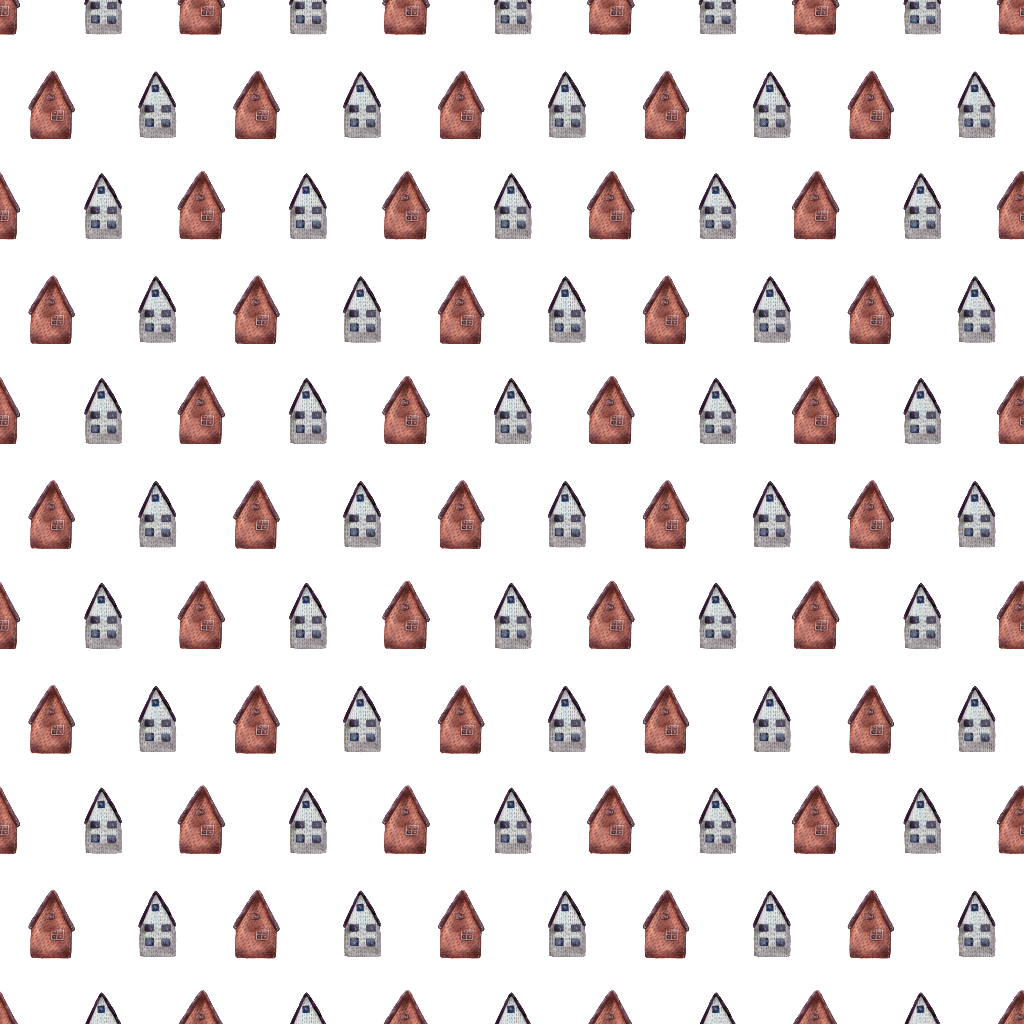 Hand Painted Cartoon Small House Png Transparent - Portable Network Graphics (1024x1024), Png Download