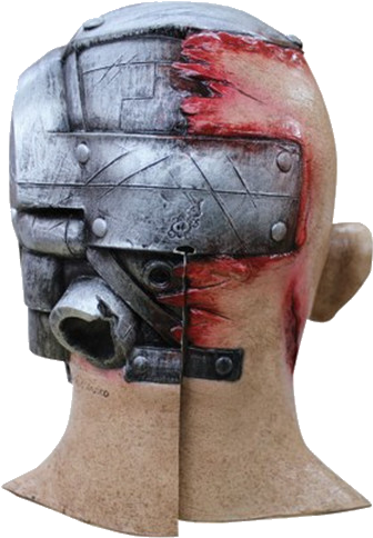 Digital Animated Eye Cyborg Mask - Costume Hat (469x502), Png Download