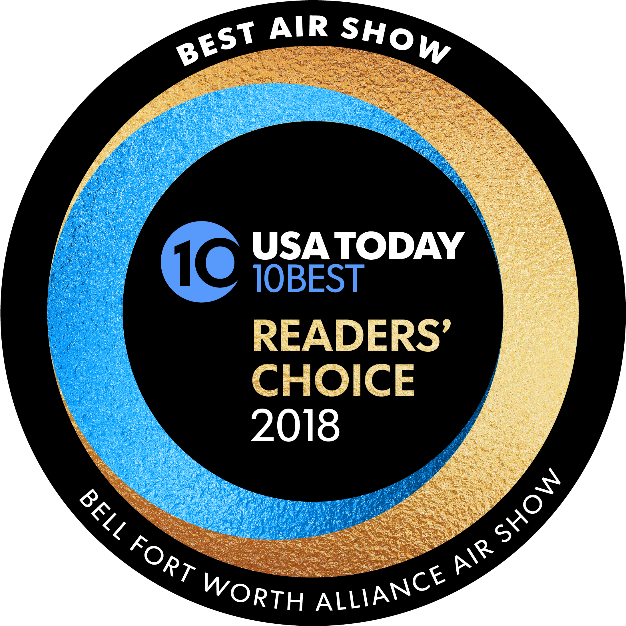 Usa Today's 10best Contest - Usa Today 10 Best Logo (2846x2846), Png Download