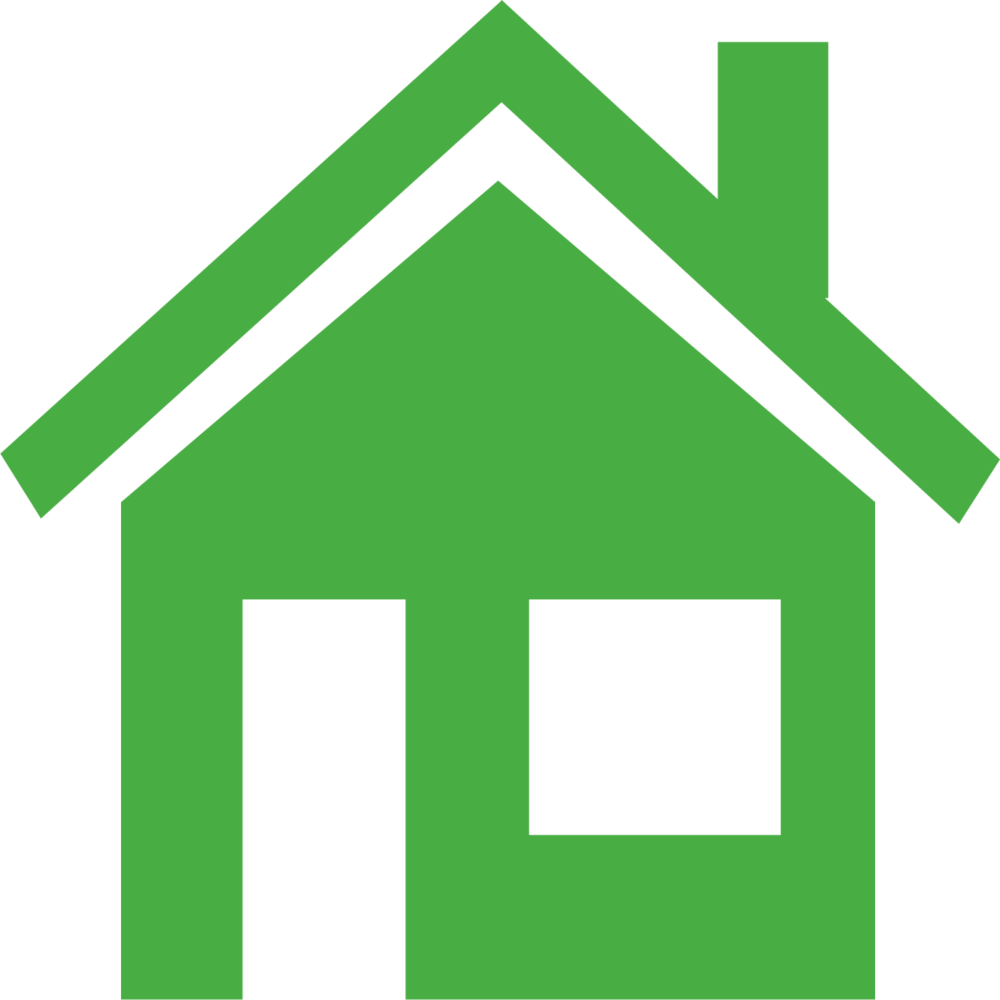 Small House - House Black White Simple (1000x1000), Png Download