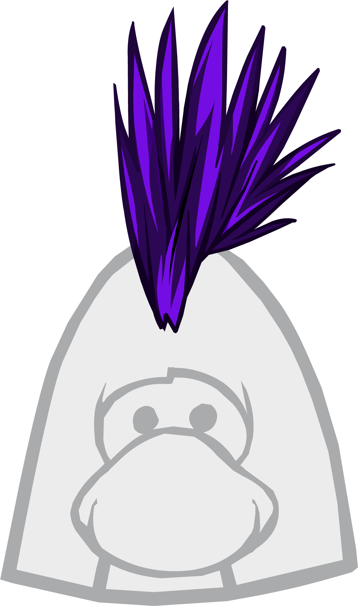 The Punkhawk Icon - Club Penguin Optic Headset (1228x2078), Png Download