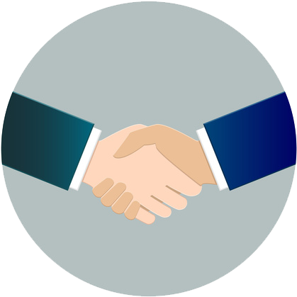 Why Choose Marketmagnet Uk - Shake Hand Icon Flat (500x500), Png Download