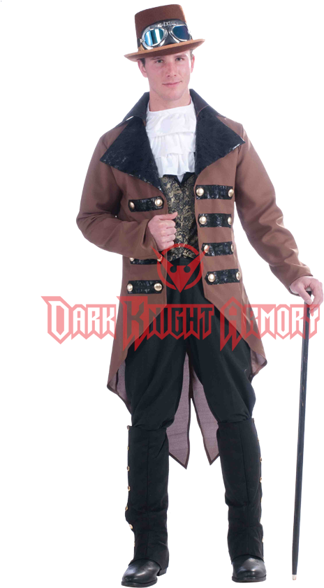 Steampunk Jack Men's Costume - Adult Victorian Men Steampunk Costume (850x850), Png Download