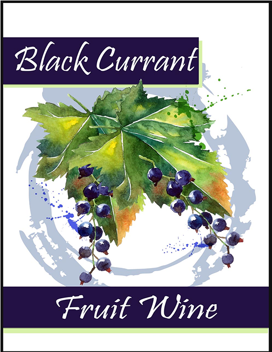 Cranberry Fruit Wine Bottle Labels (700x700), Png Download
