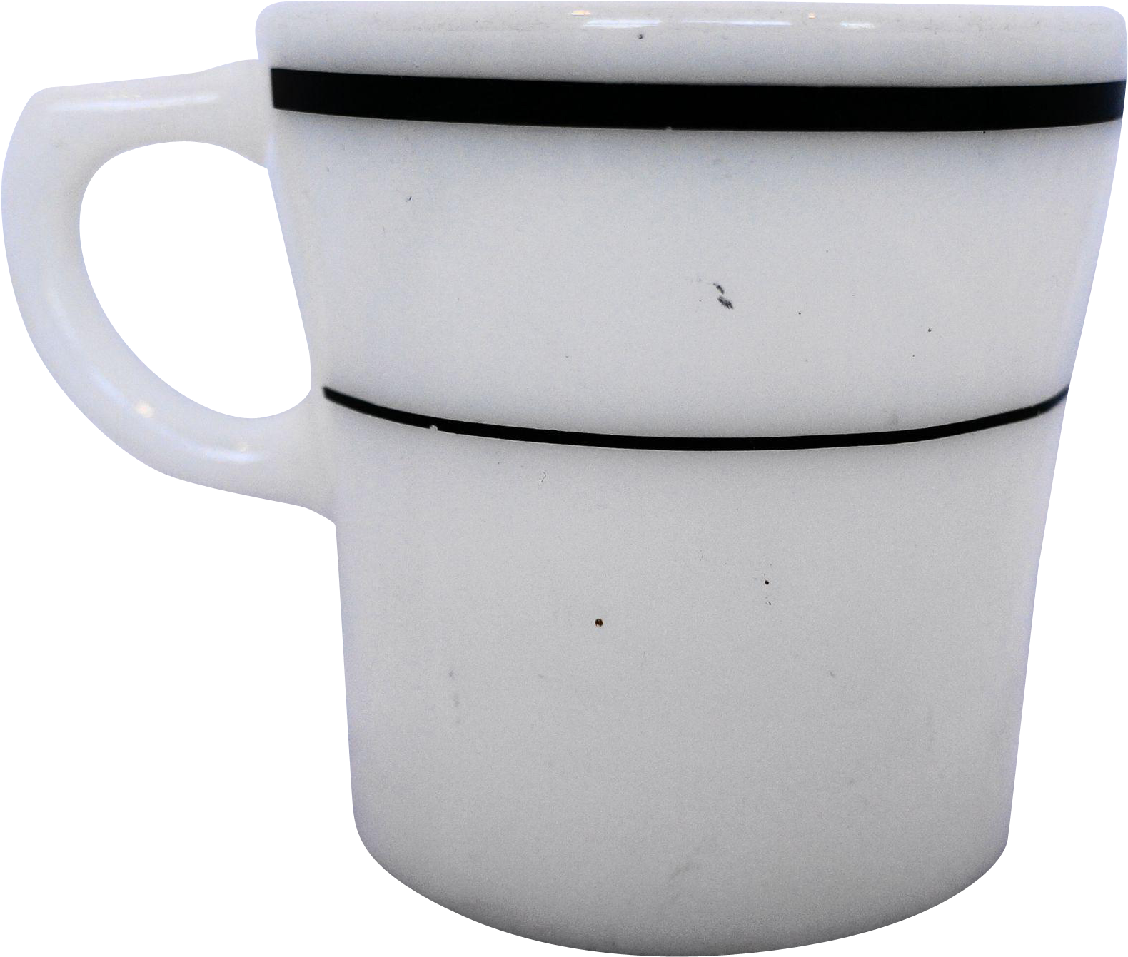 Pyrex Corning Tableware Green Stripe Band Mug - Pyrex (1579x1579), Png Download