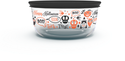 Pyrex Simply Store 4-cup Spooky Fun Storage Dish - Pyrex (435x292), Png Download