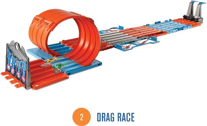 Blow The Lid Off Traditional Track Play This Race Party - Hot Wheels Track Builder System Race Crate (700x475), Png Download