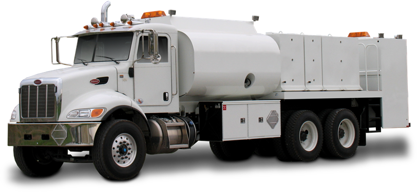 Kflt2 Fuel Lube Truck On A Peterbilt - Mine Fuel Lube Truck (896x435), Png Download