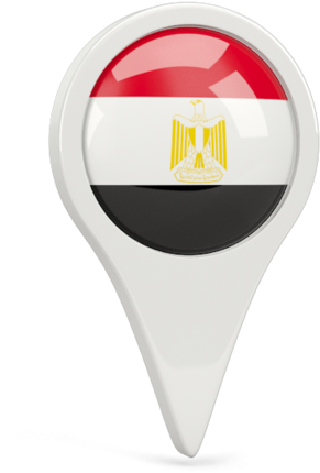 Illustration Of Flag Of Egypt - Egypt Flag Icon Png (640x480), Png Download