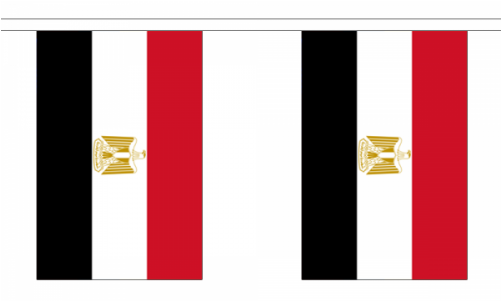 Egypt Flag Bunting - Flag Of Egypt (500x500), Png Download