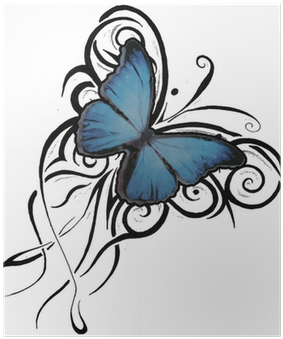 Butterfly Tattoo Designs (400x400), Png Download