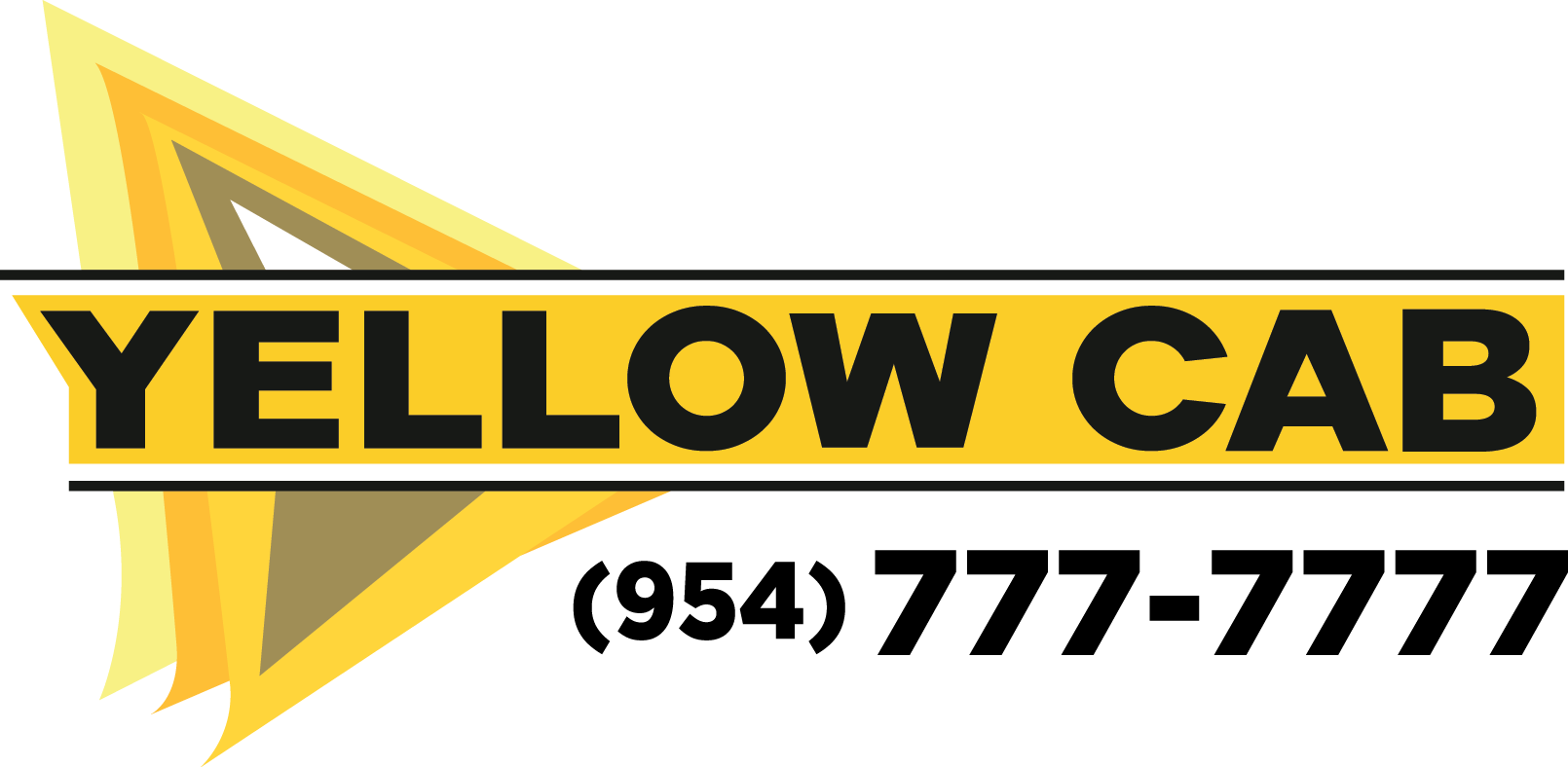 Yellow Cab Broward - Yellow Cab Tallahassee Logo (1610x788), Png Download