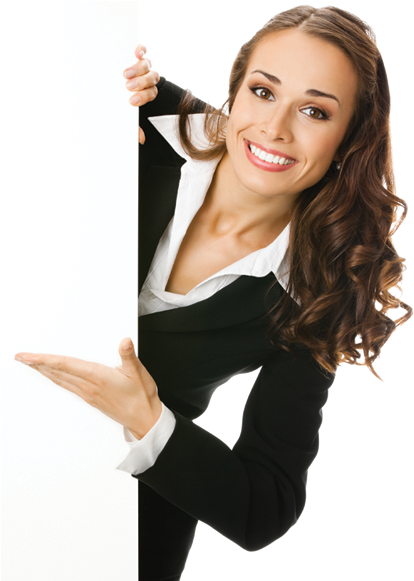 Jesus Is The Way - Contact Us Girl Png (430x580), Png Download