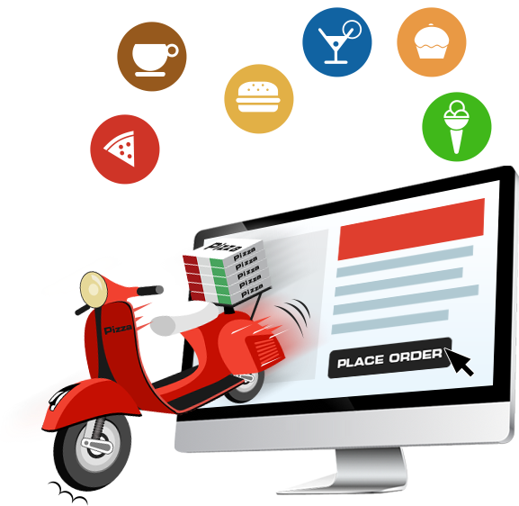 Google Adds Food Ordering Into Mobile Search Results - Online Delivery Food (577x562), Png Download