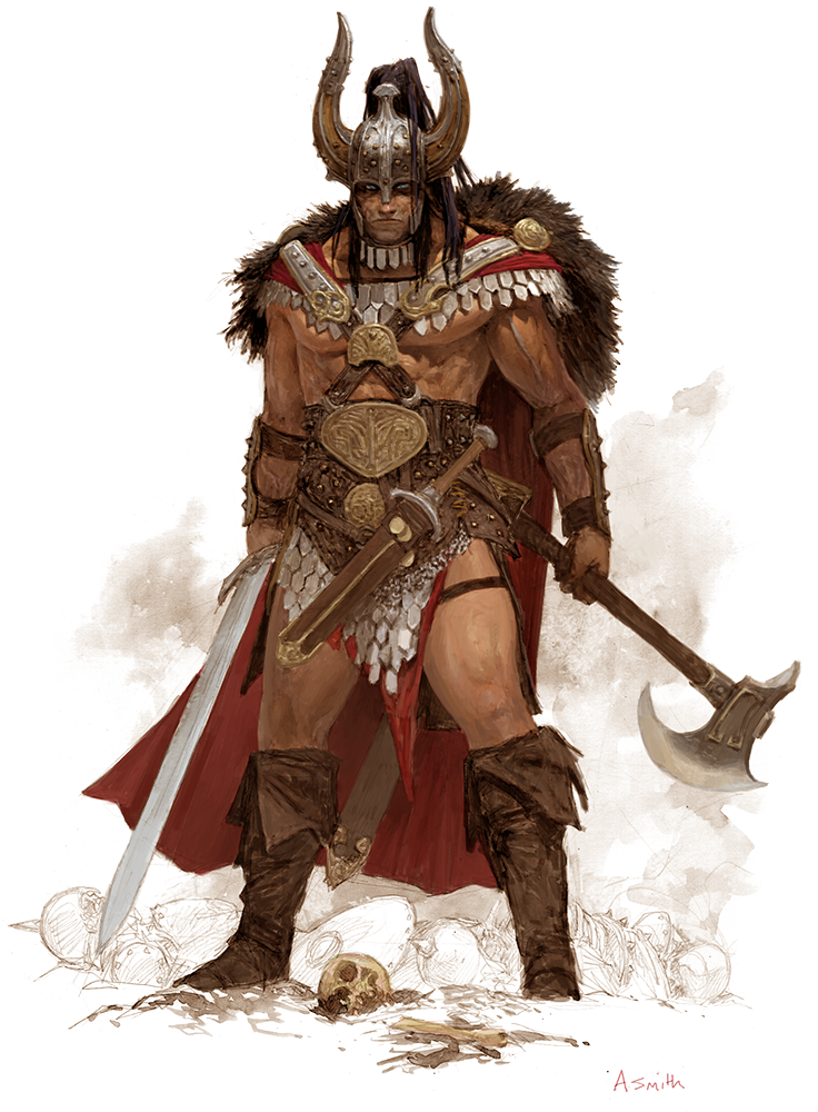 Image - Adrian Smith Conan Art (736x1000), Png Download