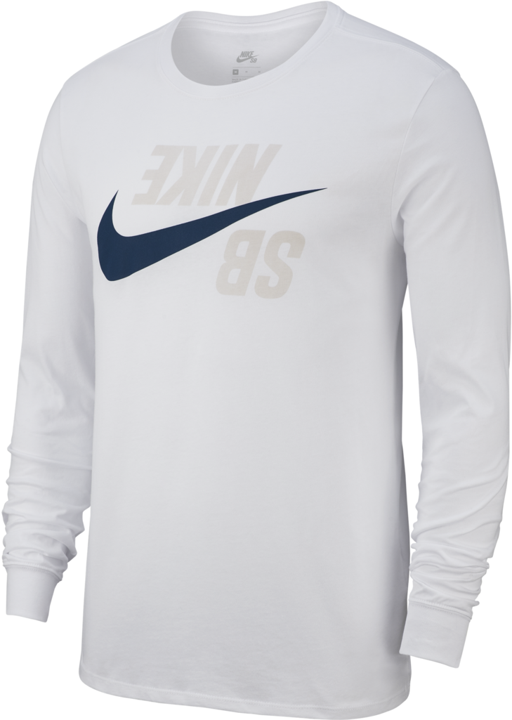 Nike Sb Backwards Longsleeve Tee - Nike Skateboarding (1024x1024), Png Download